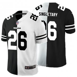 Maglia NFL Limited Buffalo Bills Singletary Black White Split