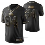 Maglia NFL Limited Carolina Panthers Efe Obada Golden Edition Nero