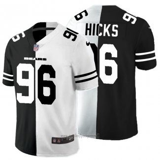 Maglia NFL Limited Chicago Bears Hicks Black White Split