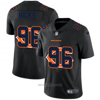 Maglia NFL Limited Chicago Bears Hicks Logo Dual Overlap Nero