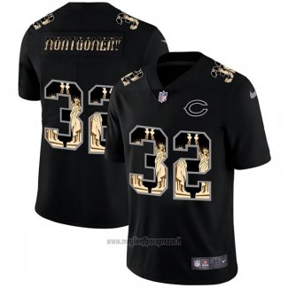 Maglia NFL Limited Chicago Bears Montgomery Statue Of Liberty Fashion Nero