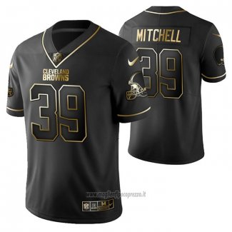 Maglia NFL Limited Cleveland Browns Terrance Mitchell Golden Edition Nero