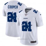 Maglia NFL Limited Dallas Cowboys 21 Cooper Logo Dual Overlap Bianco