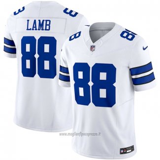 Maglia NFL Limited Dallas Cowboys Ceedee Lamb Vapor F.u.s.e. Bianco Blu