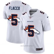 Maglia NFL Limited Denver Broncos Flacco Logo Dual Overlap Bianco