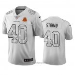 Maglia NFL Limited Denver Broncos Justin Strnad Citta Edition Bianco