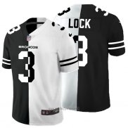 Maglia NFL Limited Denver Broncos Lock Black White Split