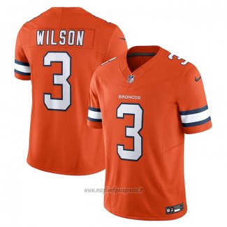 Maglia NFL Limited Denver Broncos Russell Wilson Vapor F.u.s.e. Arancione