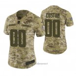 Maglia NFL Limited Donna Los Angeles Chargers Personalizzate 2018 Salute To Service Verde