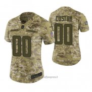 Maglia NFL Limited Donna Los Angeles Chargers Personalizzate 2018 Salute To Service Verde