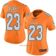 Maglia NFL Limited Donna Miami Dolphins 23 Ajayi Arancione
