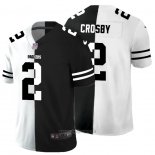 Maglia NFL Limited Green Bay Packers Crosby White Black Split