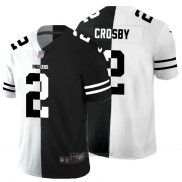 Maglia NFL Limited Green Bay Packers Crosby White Black Split
