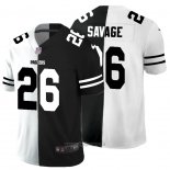 Maglia NFL Limited Green Bay Packers Savage White Black Split