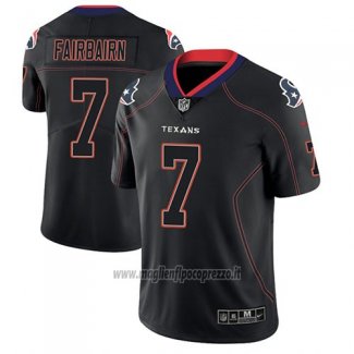 Maglia NFL Limited Houston Texans Ka'imi Fairbairn Nero Color Rush 2018 Lights Out