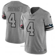 Maglia NFL Limited Houston Texans Watson Team Logo Gridiron Grigio