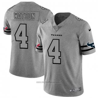 Maglia NFL Limited Houston Texans Watson Team Logo Gridiron Grigio