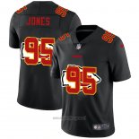 Maglia NFL Limited Kansas City Chiefs Jones Logo Dual Overlap Nero