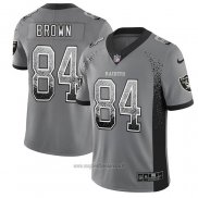 Maglia NFL Limited Las Vegas Raiders Brown Rush Drift Fashion Grigio