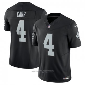 Maglia NFL Limited Las Vegas Raiders Derek Carr Vapor F.u.s.e. Nero