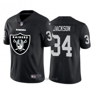 Maglia NFL Limited Las Vegas Raiders Jackson Big Logo Nero