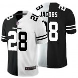 Maglia NFL Limited Las Vegas Raiders Jacobs Black White Split