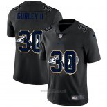 Maglia NFL Limited Los Angeles Rams Gurley Ii Logo Dual Overlap Nero