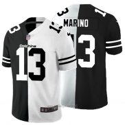 Maglia NFL Limited Miami Dolphins Marino Black White Split