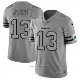Maglia NFL Limited Miami Dolphins Marino Team Logo Gridiron Grigio