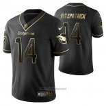 Maglia NFL Limited Miami Dolphins Ryan Fitzpatrick Golden Edition Nero