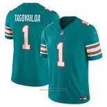 Maglia NFL Limited Miami Dolphins Tua Tagovailoa Vapor F.U.S.E. Verde