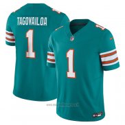 Maglia NFL Limited Miami Dolphins Tua Tagovailoa Vapor F.U.S.E. Verde
