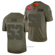 Maglia NFL Limited New England Patriots Josh Uche 2019 Salute To Service Verde