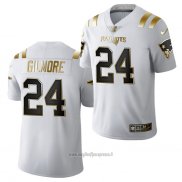 Maglia NFL Limited New England Patriots Stephon Gilmore Golden Edition 2020 Bianco