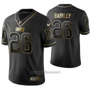 Maglia NFL Limited New York Giants Saquon Barkley Golden Edition Nero
