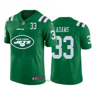 Maglia NFL Limited New York Jets Adams Big Logo Number Verde