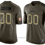 Maglia NFL Limited Philadelphia Eagles Personalizzate Salute To Service Verde2