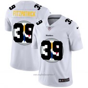Maglia NFL Limited Pittsburgh Steelers Fitzpatrick Logo Dual Overlap Bianco