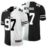 Maglia NFL Limited Pittsburgh Steelers Heyward Black White Split