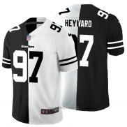 Maglia NFL Limited Pittsburgh Steelers Heyward Black White Split