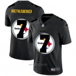 Maglia NFL Limited Pittsburgh Steelers Roethlisberger Logo Dual Overlap Nero