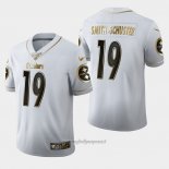 Maglia NFL Limited Pittsburgh Steelers Smith-schuster Golden Edition Bianco