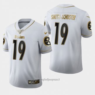Maglia NFL Limited Pittsburgh Steelers Smith-schuster Golden Edition Bianco