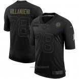 Maglia NFL Limited Pittsburgh Steelers Villanueva 2020 Salute To Service Nero