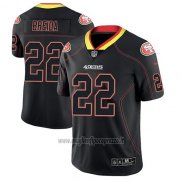 Maglia NFL Limited San Francisco 49ers Matt Breida Nero Color Rush 2018 Lights Out