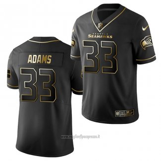 Maglia NFL Limited Seattle Seahawks Jamal Adams Golden Edition Nero