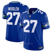 Maglia NFL Limited Seattle Seahawks Tariq Woolen Vapor F.U.S.E. Blu