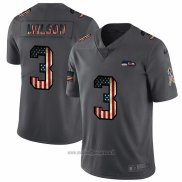 Maglia NFL Limited Seattle Seahawks Wilson Retro Flag Nero