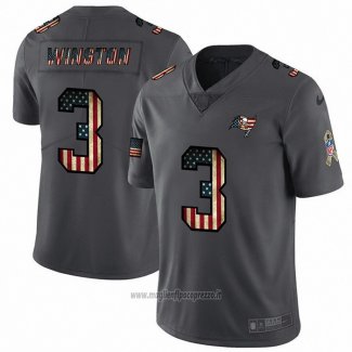 Maglia NFL Limited Tampa Bay Buccaneers Winston Retro Flag Nero