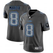 Maglia NFL Limited Tennessee Titans Mariota Static Fashion Grigio